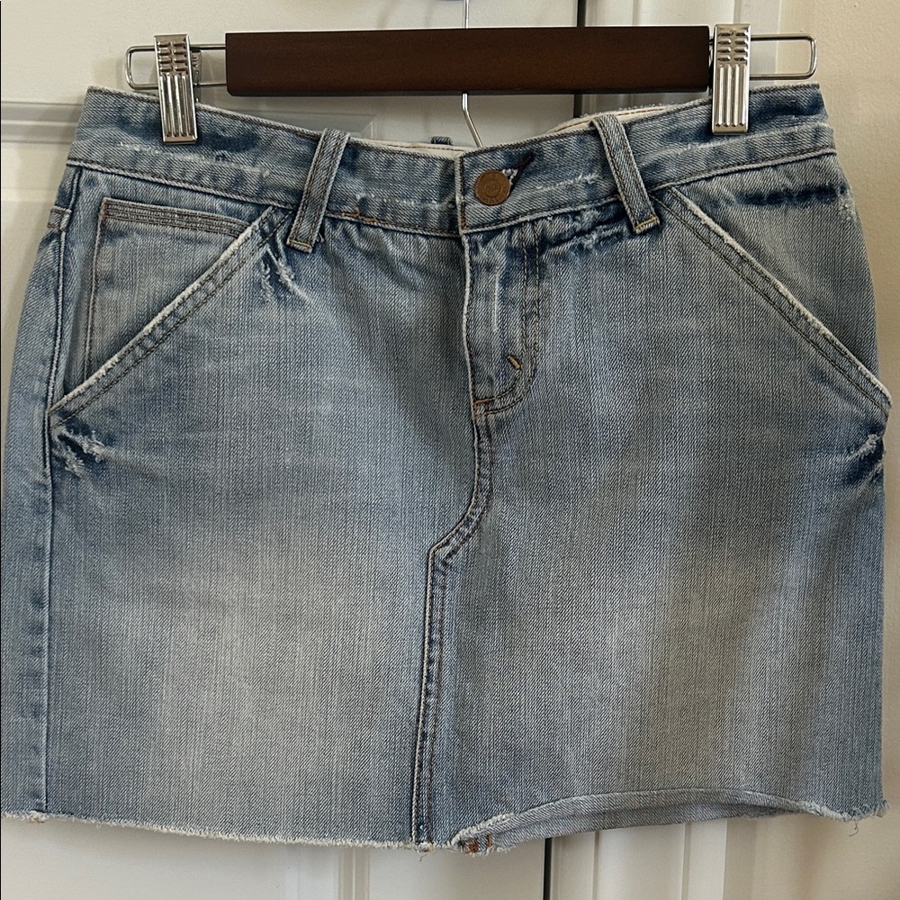 X2 Express Denim Mini Skirt